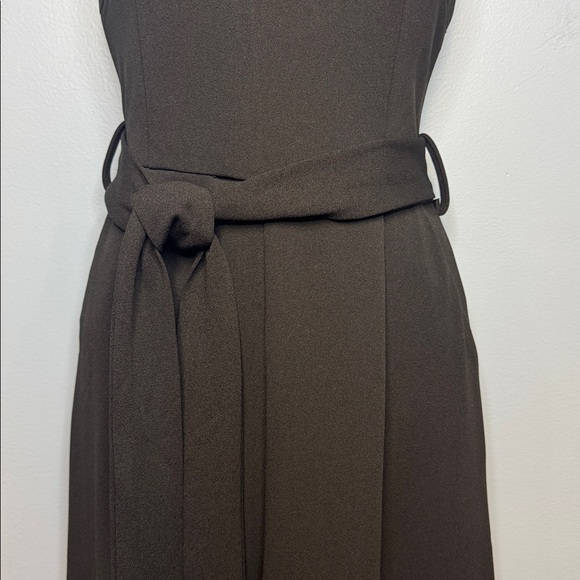Caracilia Chic Black One-Shoulder Cropped Jumpsuit with Tie Waist Size Small NWT - Picture 4 of 11